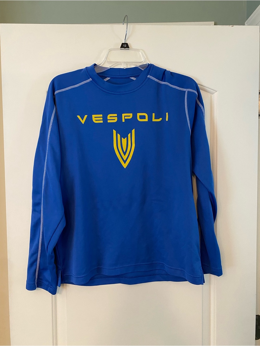 Vespoli crew rowing Blue Athletic long sleeve shirt